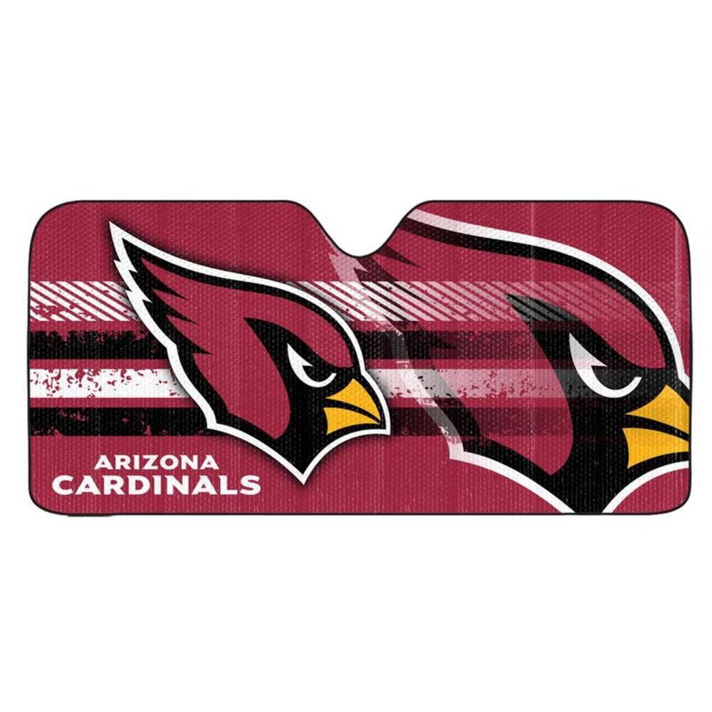 Fanmats NFL Arizona Cardinals Windshield Sun Auto Shade, tri-fold 58" x 27.5"